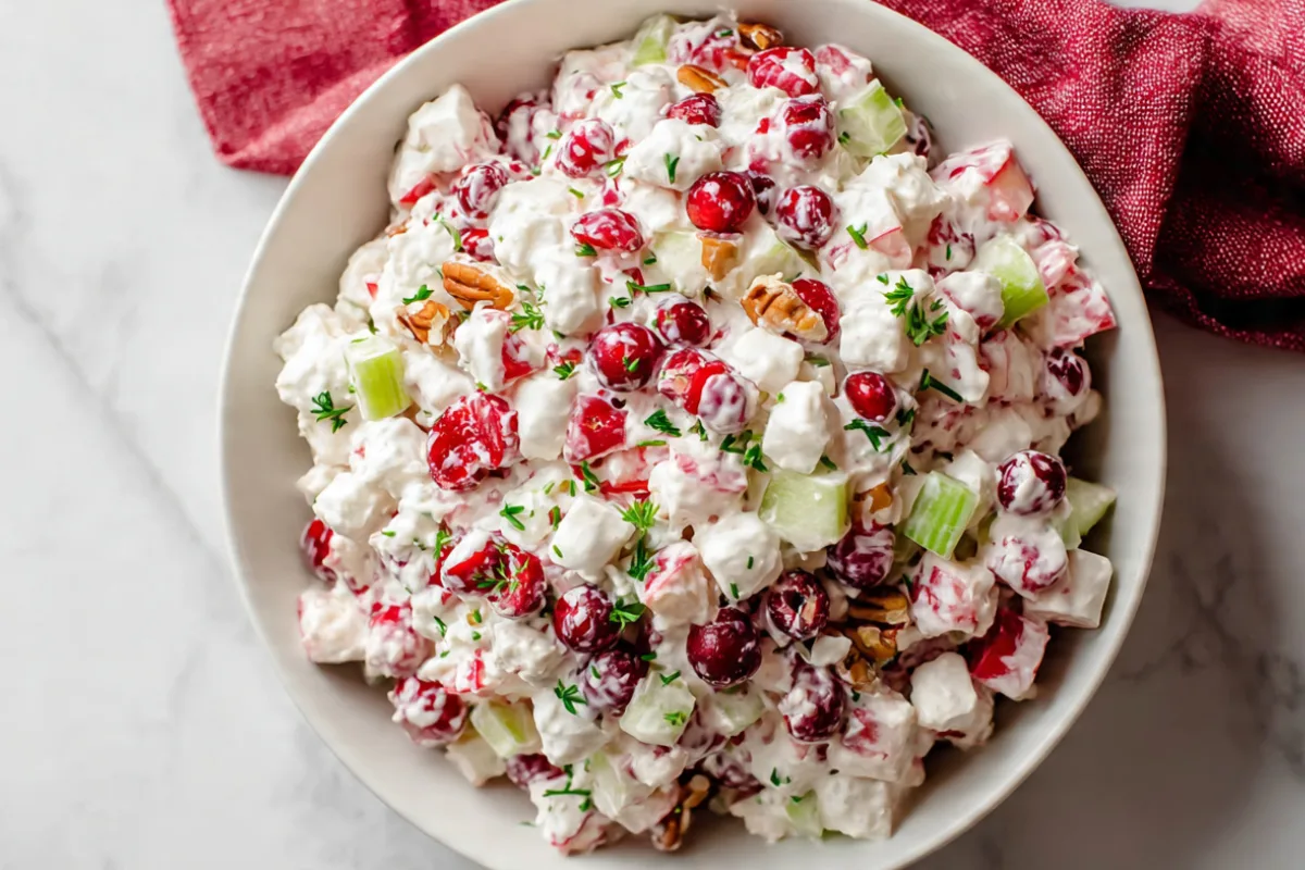 Christmas Cranberry Apple Salad: Crowd-Pleasing Recipe