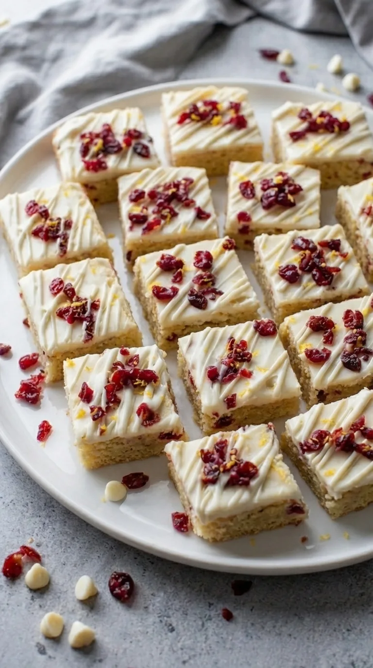 Cranberry Bliss Bars