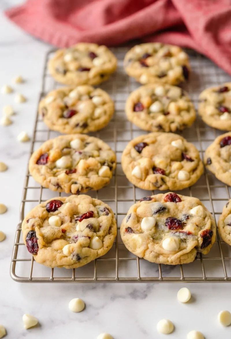 White Chocolate Cranberry Cookies