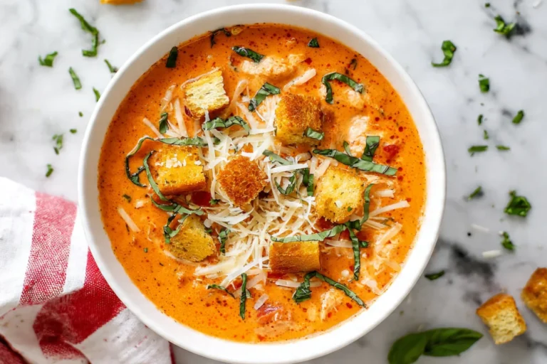 Creamy Chicken Parmesan Soup