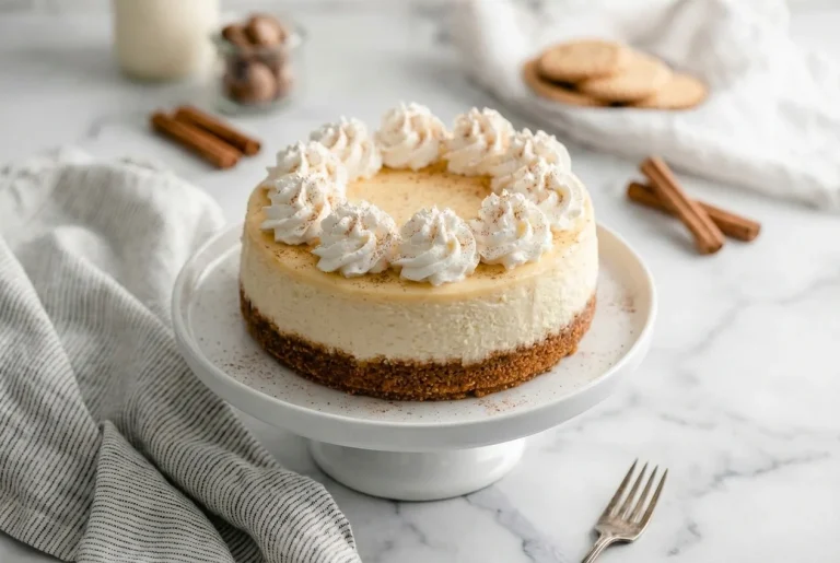 Eggnog Cheesecake Recipe