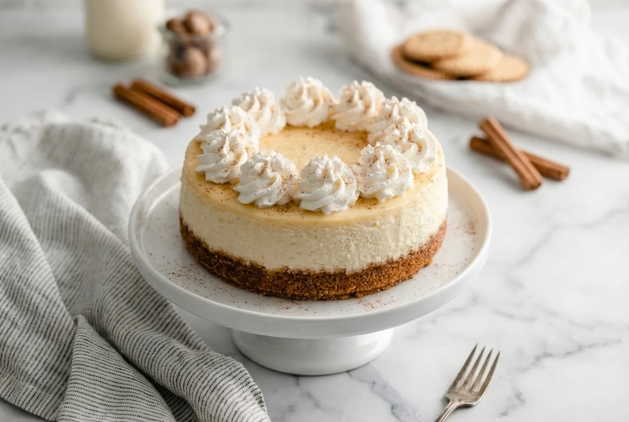 Eggnog Cheesecake Recipe