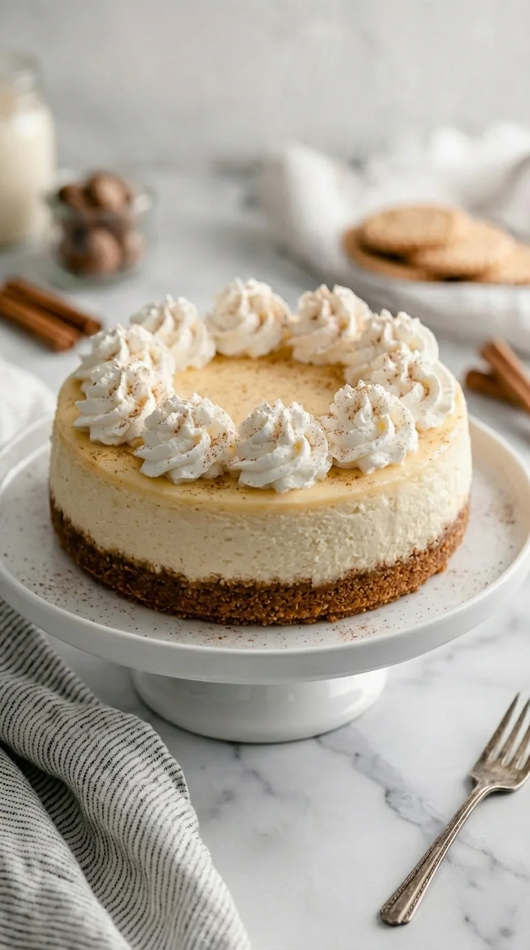 Eggnog Cheesecake
