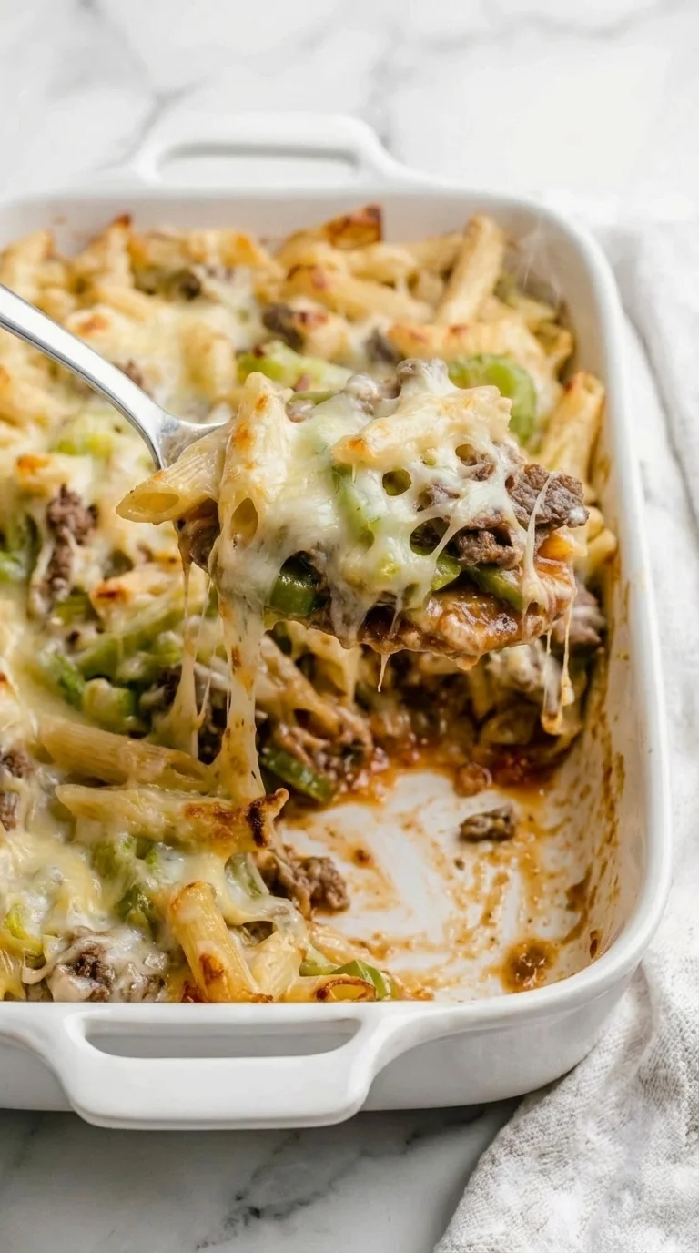 Philly Cheesesteak Pasta