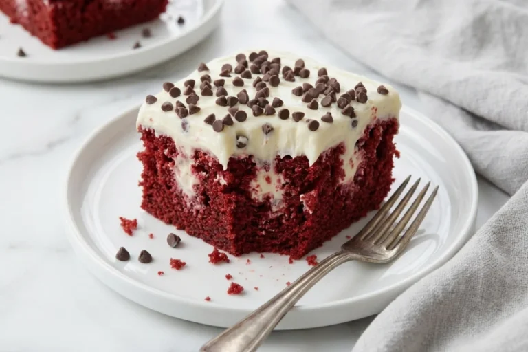 Red Velvet Poke Cake: Easy Party Treat