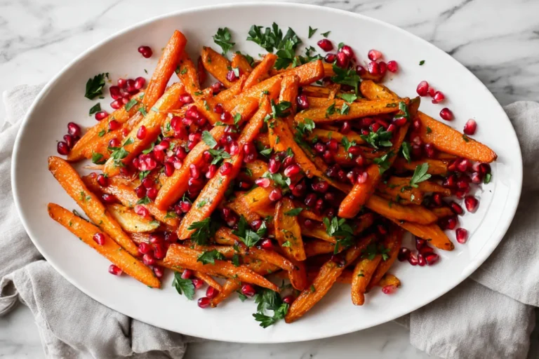 Roasted Carrots with Pomegranate: Easy Festive Side