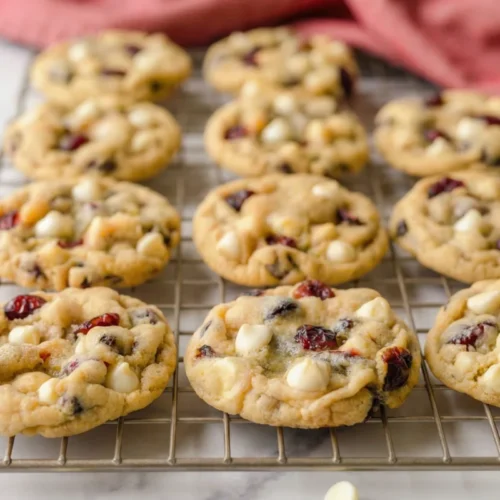 White Chocolate Cranberry Cookies: Festive Sweet Treats