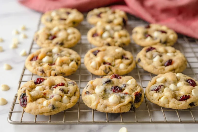 White Chocolate Cranberry Cookies: Festive Sweet Treats
