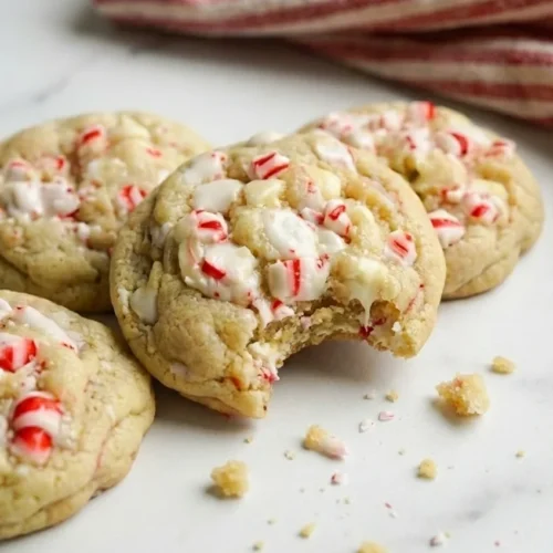 White Chocolate Peppermint Cookies