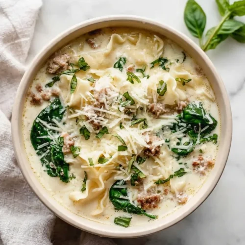 White Lasagna Soup