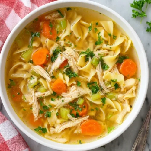 Rotisserie Chicken Noodle Soup