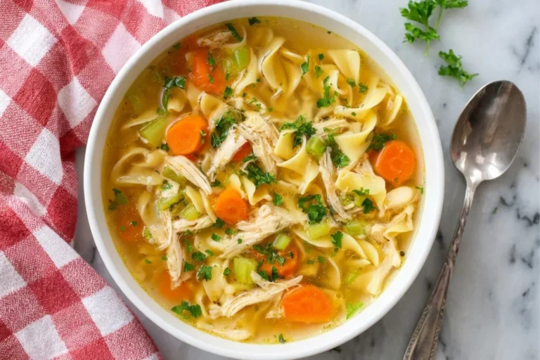 Rotisserie Chicken Noodle Soup