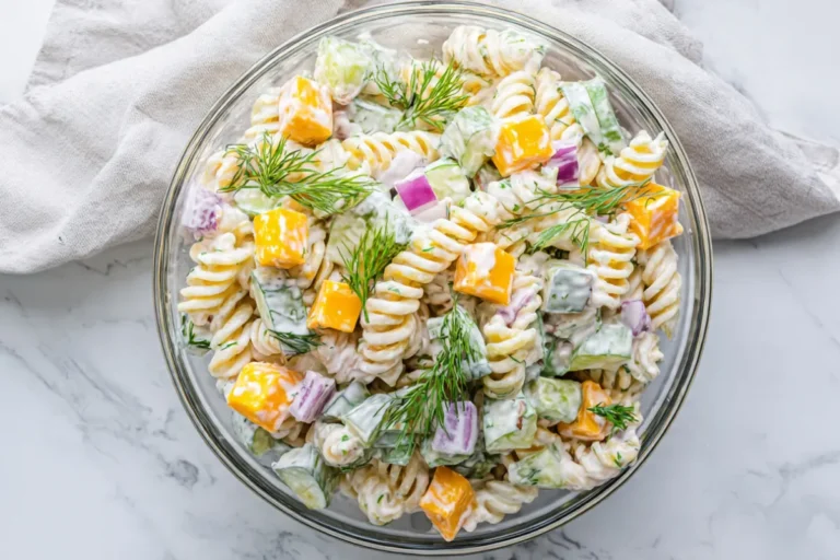 Pickle Pasta Salad: Tangy, Creamy Potluck Favorite
