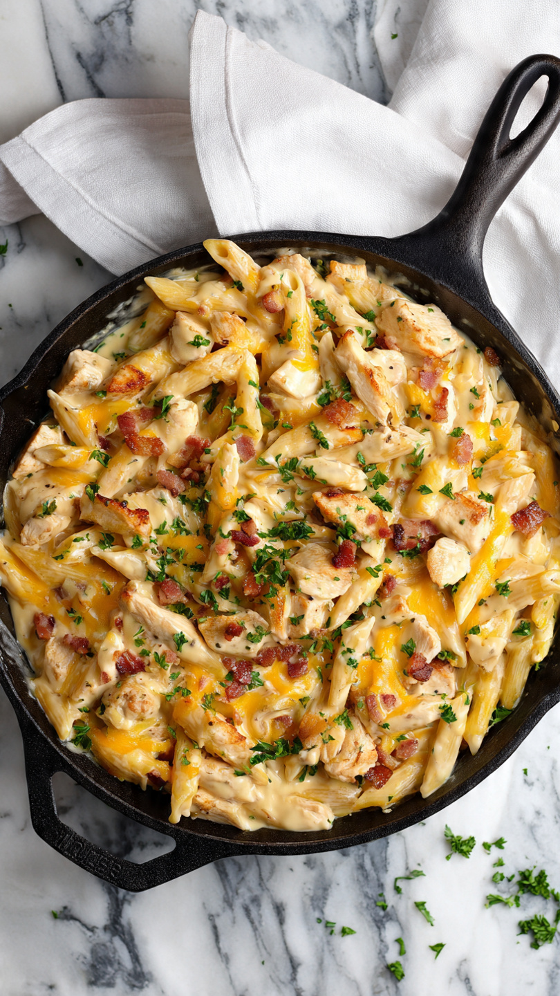 Chicken Bacon Ranch Pasta (3)