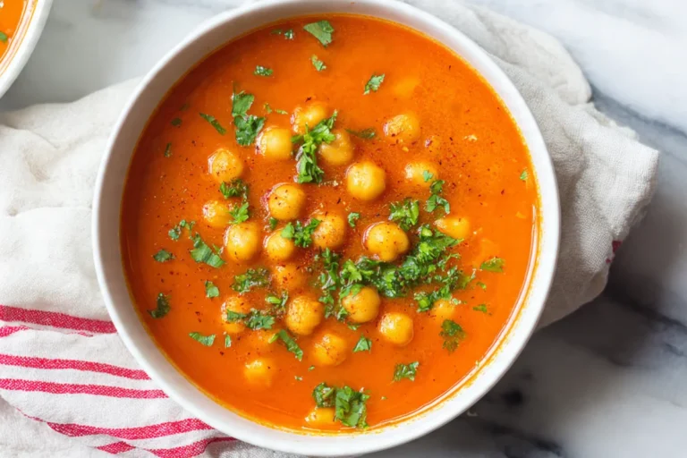 Chickpea and Tomato Soup: Healthy, Filling Bowl