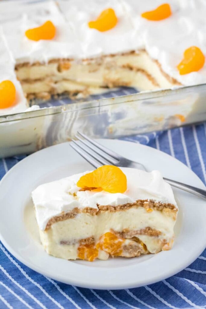 No Bake Orange Icebox Cake