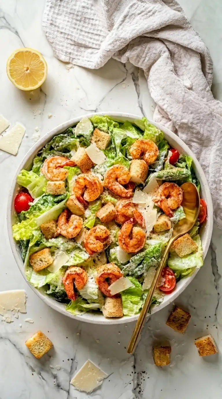 Shrimp Caesar Salad