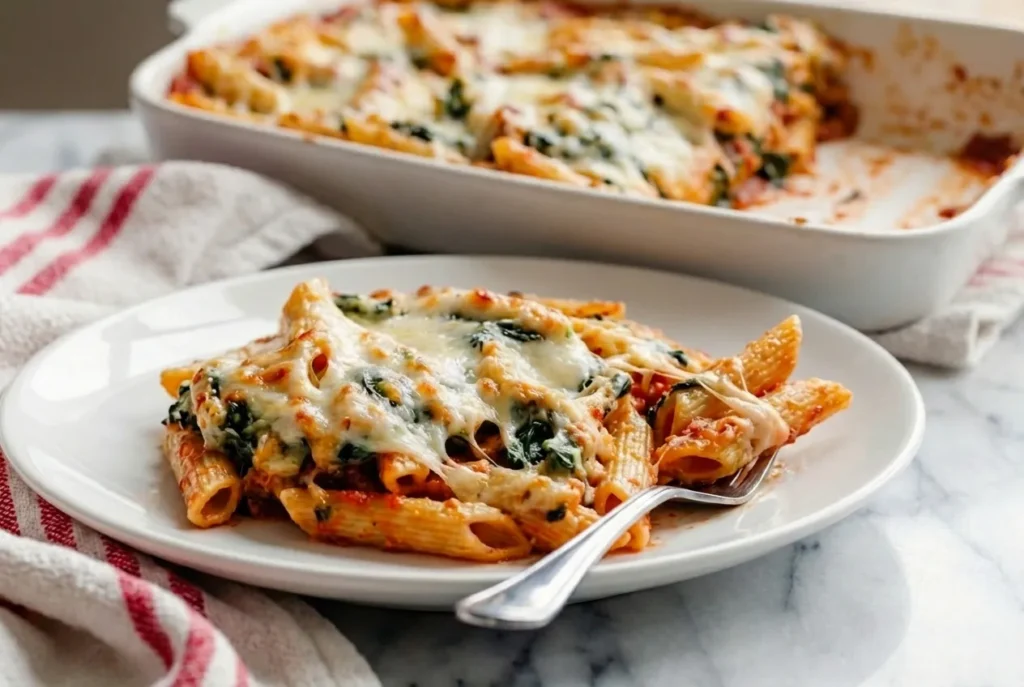 Spinach Ricotta Pasta Bake (1)