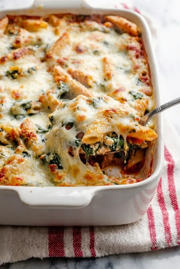 Spinach Ricotta Pasta Bake (3)