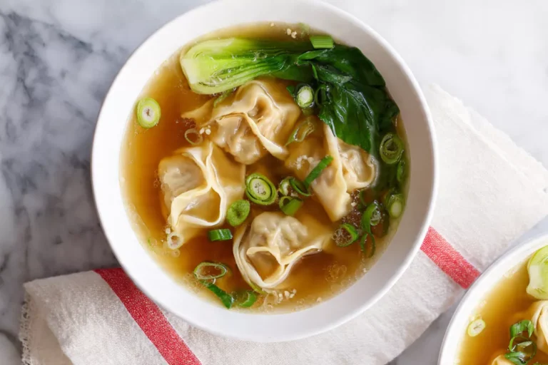 Won Ton Soup Recipe: Homemade Chinese Comfort
