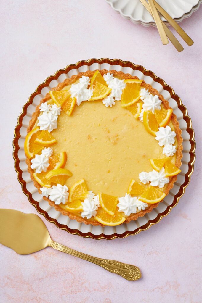 Orange tart 9 scaled