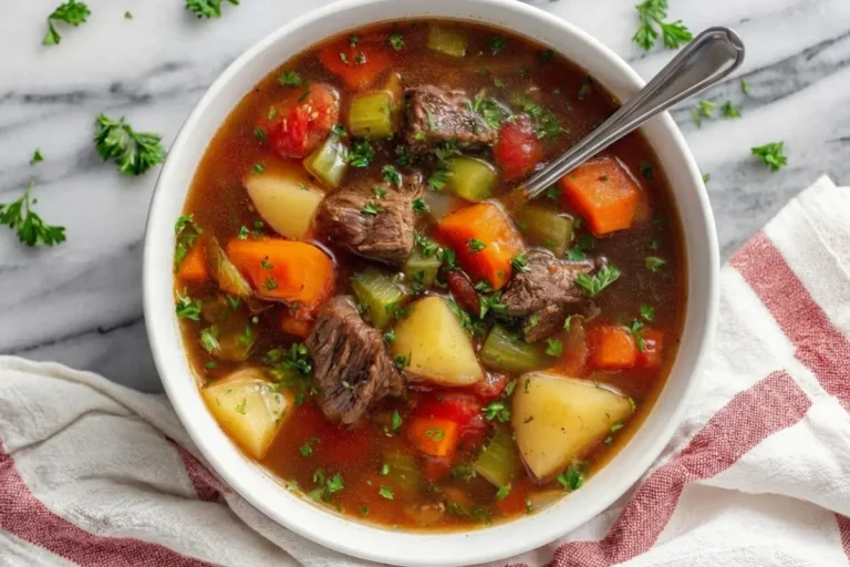 Crockpot Vegetable Beef Soup: Easy Weeknight Meal
