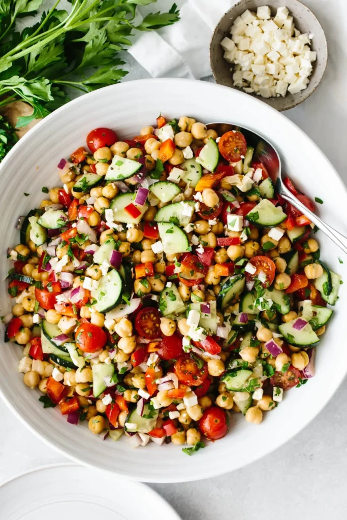 Mediterranean Chickpea Salad