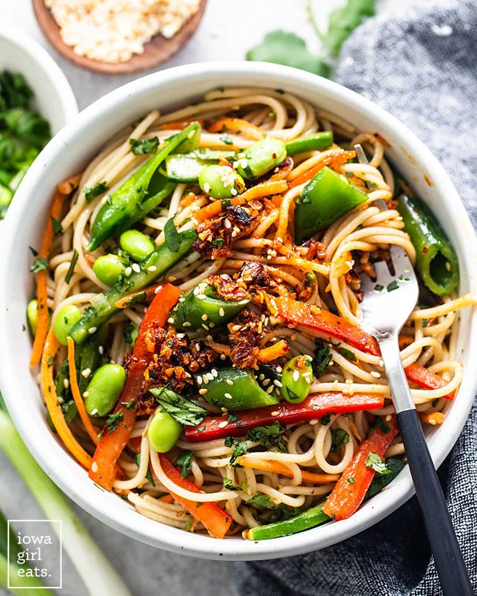 Sesame Noodle Salad iowagirleats