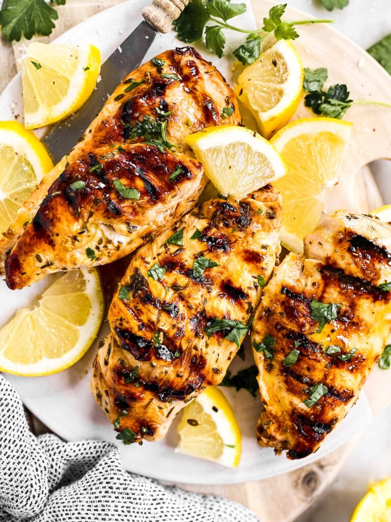 Greek chicken marinade image