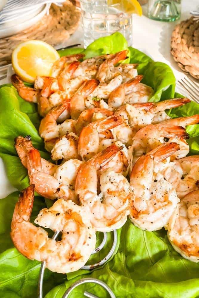 Low carb lemon pepper shrimp
