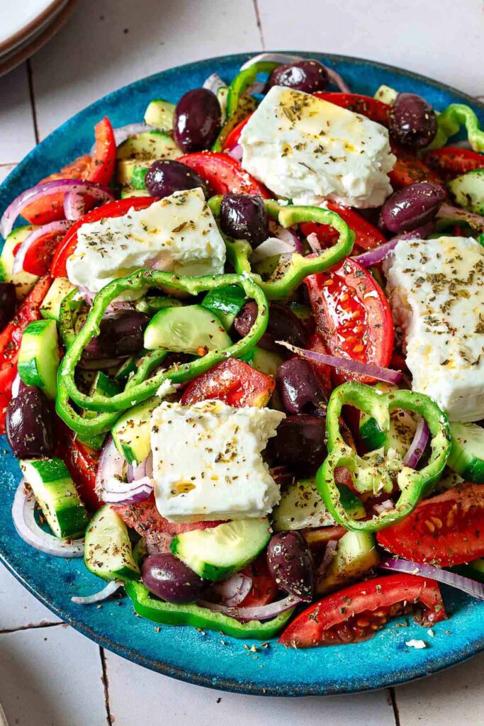 Traditional greek salad recipe