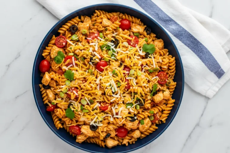 Creamy Chicken Taco Pasta Salad
