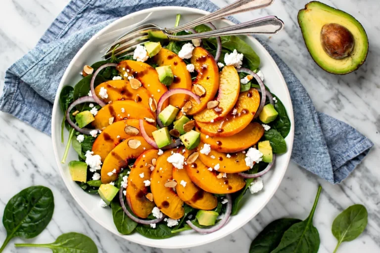 Fresh Summer Peach Salad (3)